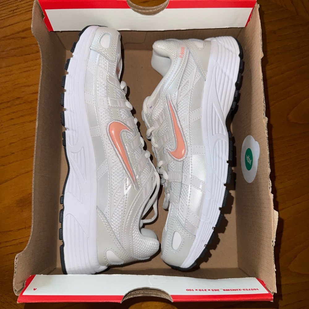 Nike P-6000 GS Summit White Apricot Agate Women’s 6/4.5y